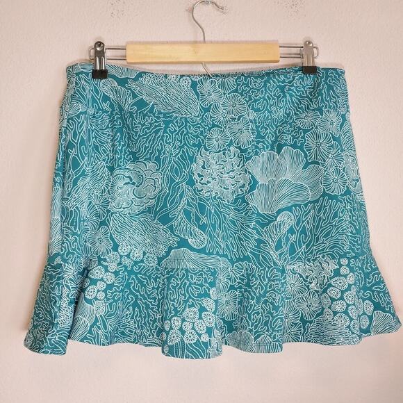 Tommy Bahama Women's Flounce Ruffle Hem Performance Golf Skort Sz XL Athletic - Picture 4 of 6